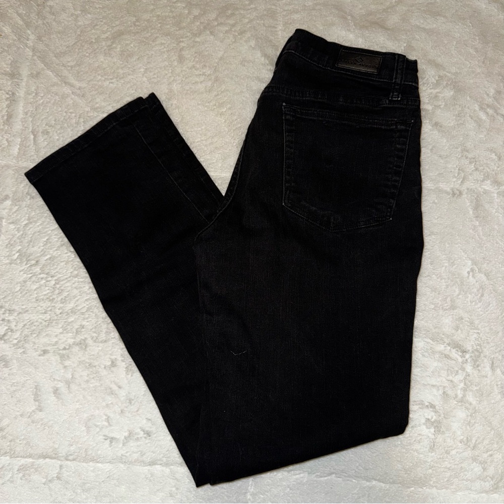 Joseph Abboud Men's Black Straight Fit Jeans